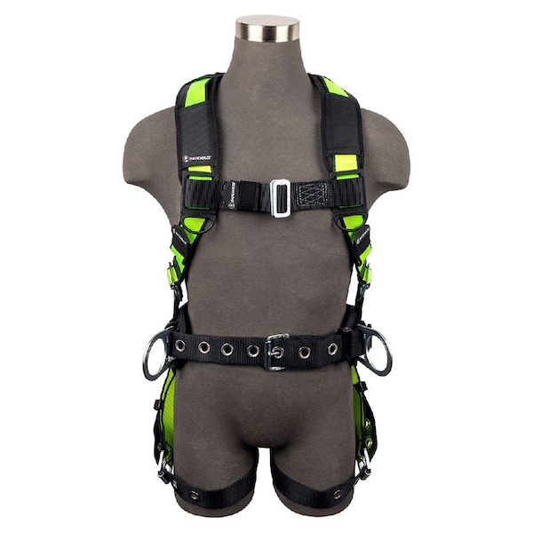 Safewaze PRO Construction Harness: 3D, Dorsal Link, MB Chest, TB Legs, Free Floating Waist FS160DL - main